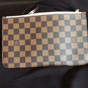 Louis Vuitton Damien Ebene Pouch 100% Authentic